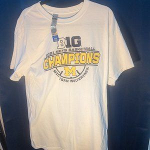 2021 Big10 MI Wolverines Large White